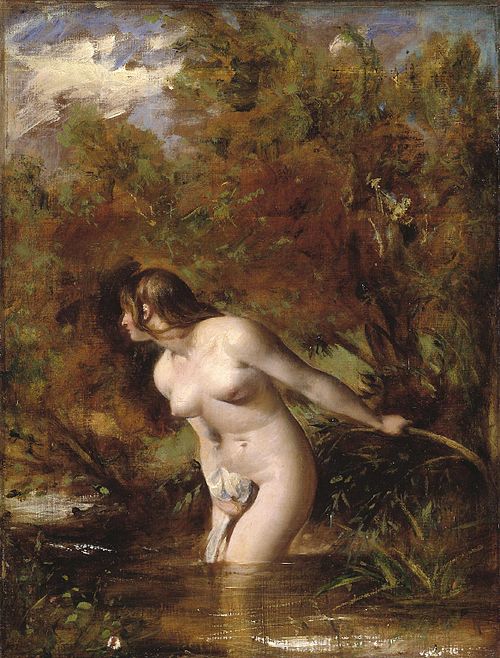 Musidora: The Bather 'At the Doubtful Breeze Alarmed', , William Etty