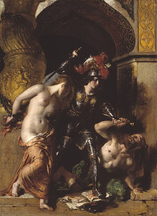 Britomart Redeems Faire Amoret, 1833, William Etty