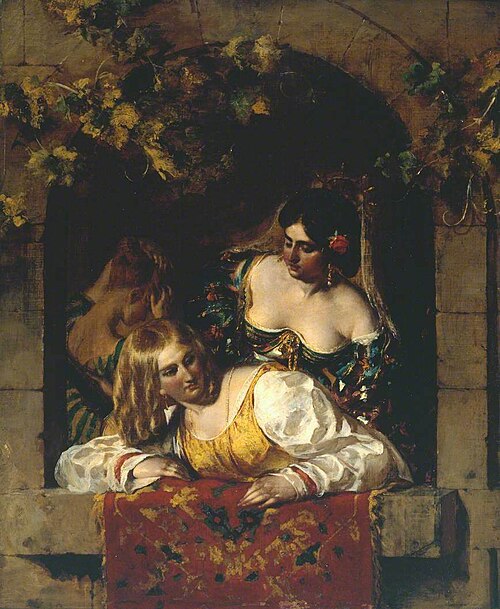 Window in Venice, during a Festa, 1831, William Etty