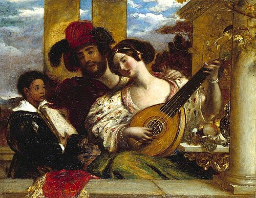 Il Duetto (‘The Duet’), 1838, William Etty