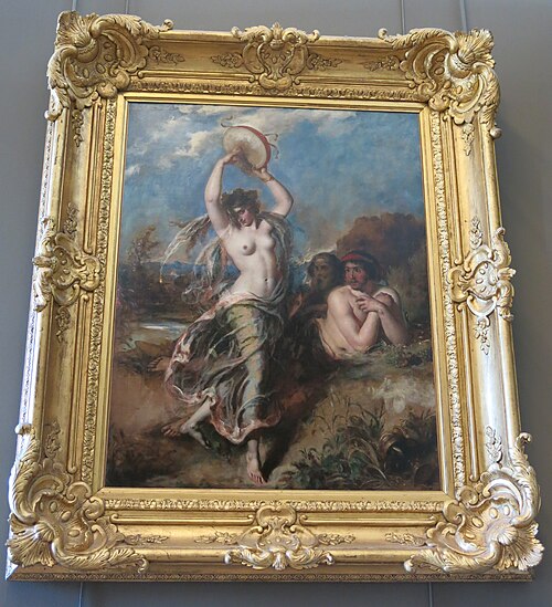 Bacchante au tambourin, 1825, William Etty