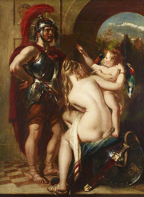 Mars, Venus and Cupid, 1836, William Etty