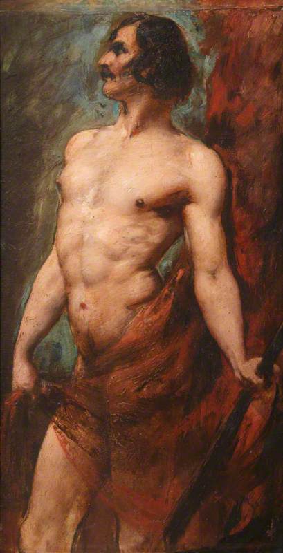 Study of Semi-nude Man, 1828, William Etty
