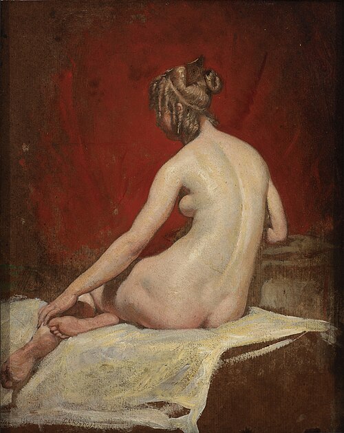 Seated Female Nude, 1825, William Etty