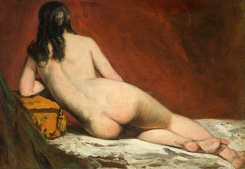 Nude Study Of A Reclining Woman, 1827, William Etty