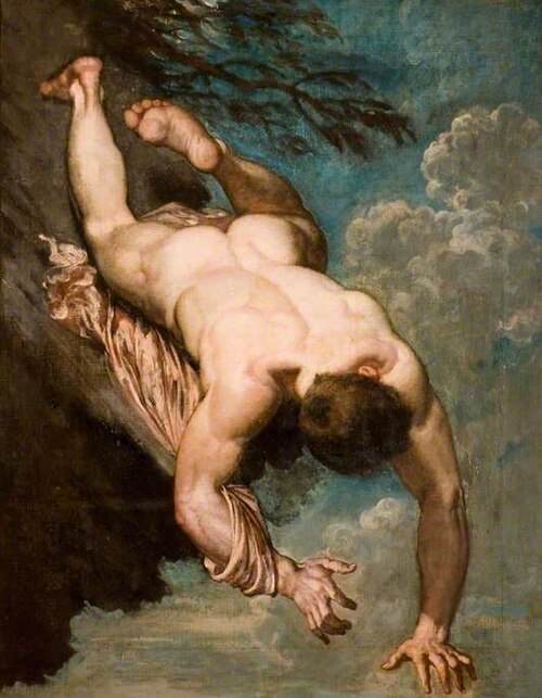 Manlius Hurled From The Rock, 1818, William Etty