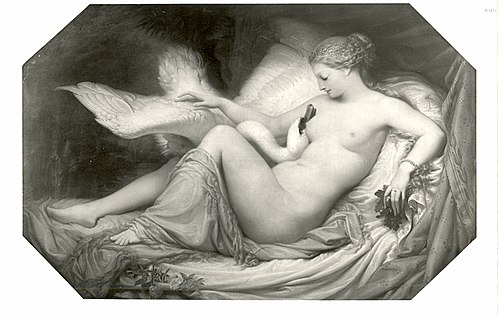 Leda mit dem Schwan, 1855, Nicolas-Auguste Galimard