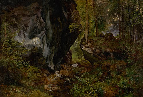 Forest's Interior, 1845, Sándor Brodszky