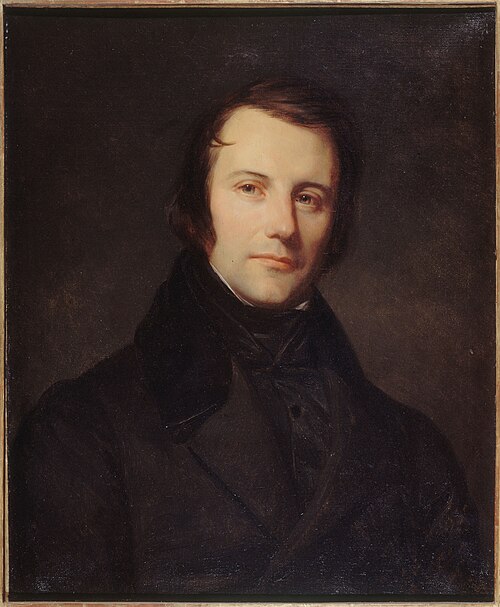 Portrait d'Edgar Quinet (1803-1875), littérateur et homme politique, 1835, Sébastien-Melchior Cornu