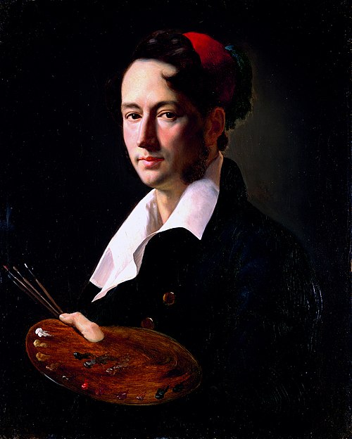 The painter Jean-Claude Bonnefond, 1850, Sébastien-Melchior Cornu