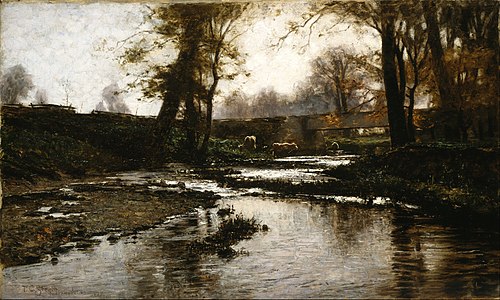 Pleasant Run, 1885, Theodore Clement Steele