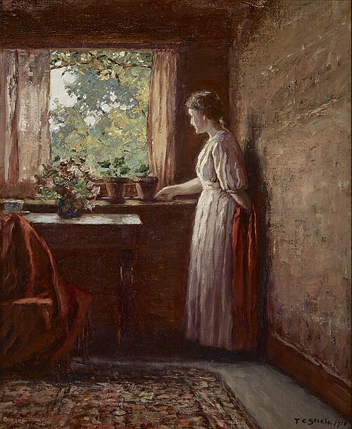 The Girl by the Window, 1910, Theodore Clement Steele