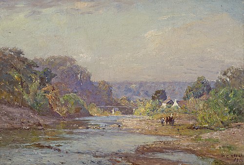 Brookville Landscape, 1904, Theodore Clement Steele