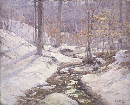 Winter Sunlight, 1912, Theodore Clement Steele