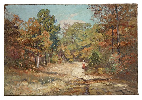 On the Road to Belmont, 1910, Theodore Clement Steele