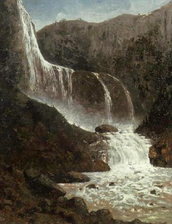 Iguazu waterfall, 1878, Bernhard Wiegandt