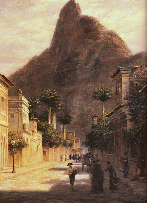 The Sugar Loaf from Rua São Clemente, Rio de Janeiro, 1884, Bernhard Wiegandt