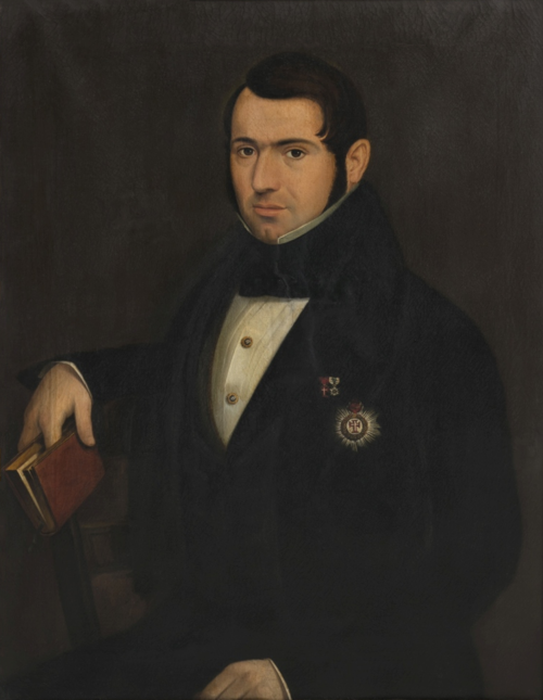 Retrato de José Joaquim Gomes de Castro, 1.º Visconde e Conde de Castro, 1900, Auguste Roquemont