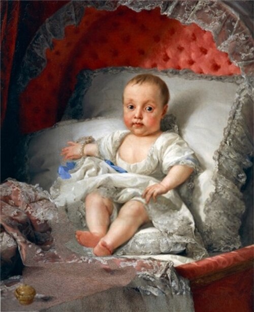 Portrait of Carlota Joaquina of Spain (1775-1830), 1775, Anton Raphael Mengs