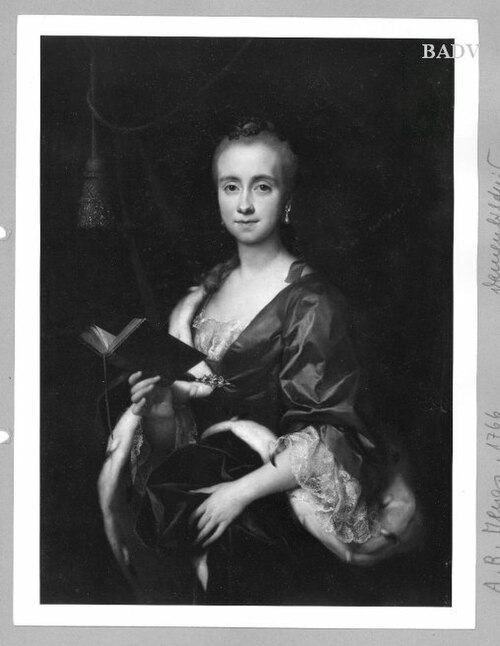 Bildnis einer Dame mit Buch, 1766, Anton Raphael Mengs