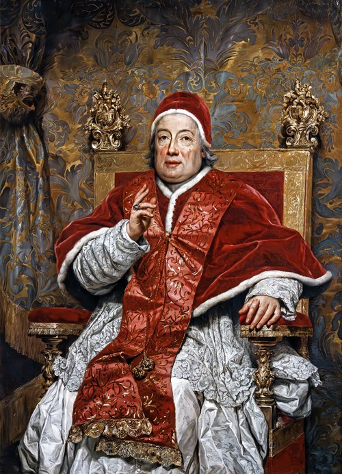 Portrait de Clément XIII Rezzonico, 1758, Anton Raphael Mengs