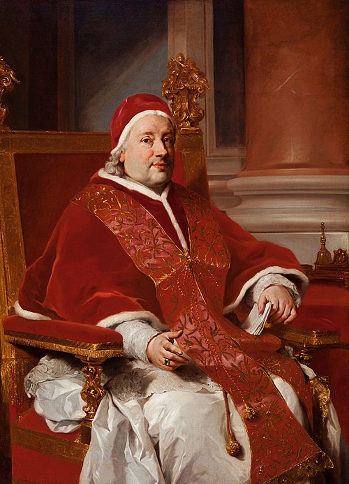 Portrait of Pope Clement XIII, 1760, Anton Raphael Mengs