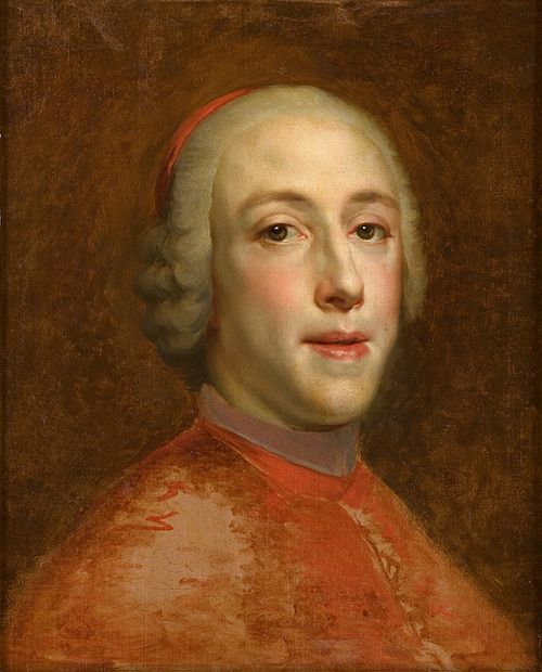 Portrait de Henry Edward Stuart, cardinal duc d'Yorck, 1756, Anton Raphael Mengs