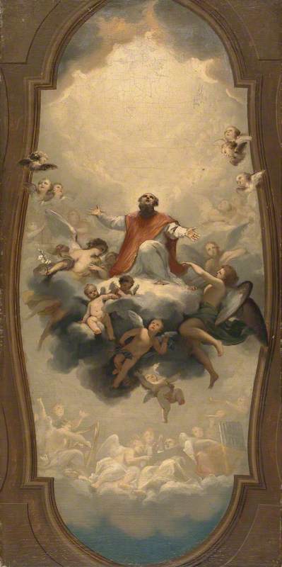 Saint Eusebius Carried to Heaven, 1757, Anton Raphael Mengs