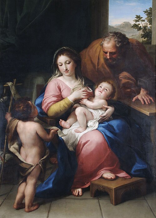 The Holy Family with the Infant Saint John, 1765, Anton Raphael Mengs