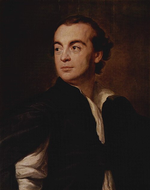 Porträt eines Mannes (Johann Joachim Winckelmann?), 1774, Anton Raphael Mengs