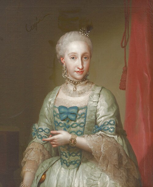 Ritratto di Maria Giuseppa Carmela di Borbone, 1750, Anton Raphael Mengs