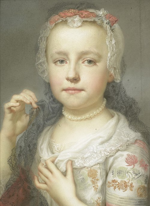 Portrait of Julie Carlotty Mengsové, 1742, Anton Raphael Mengs