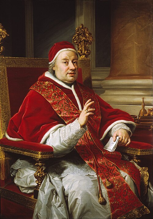 Portrait du pape Clément XIII, 1759, Anton Raphael Mengs