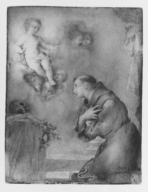 The Vision of Saint Anthony of Padua, , Anton Raphael Mengs