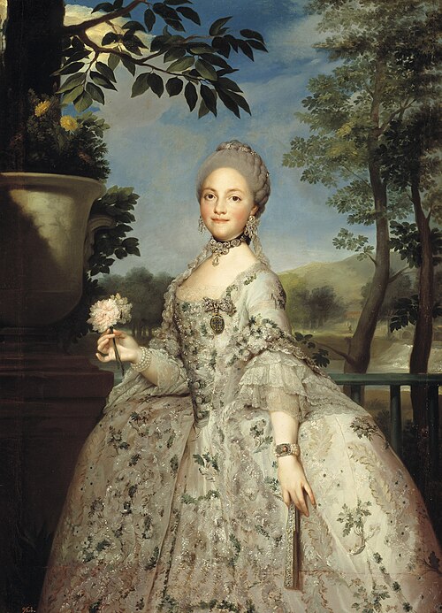 María Luisa of Parma, Princess of Asturias, 1765, Anton Raphael Mengs