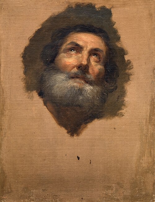 Head of an Apostle, 1764, Anton Raphael Mengs