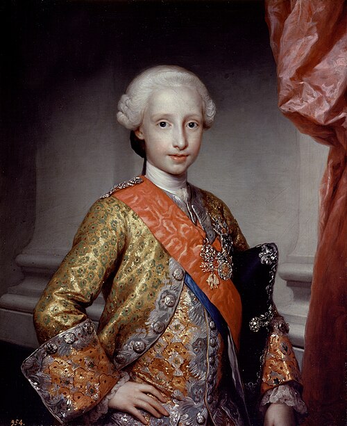 Antonio Pascual de Borbón y Sajonia, Infante of Spain, 1767, Anton Raphael Mengs