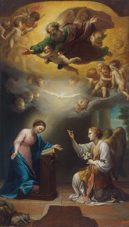 The Annunciation, 1767, Anton Raphael Mengs