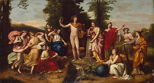 Parnassus, 1750, Anton Raphael Mengs