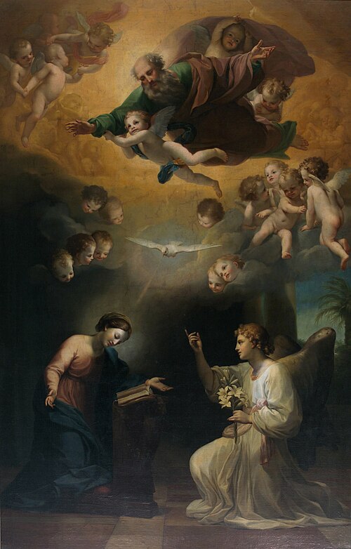 Annunciation to Mary, 1760, Anton Raphael Mengs