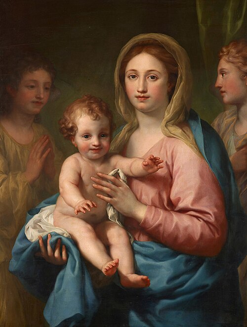 Madonna with Child and Two Angels, 1771, Anton Raphael Mengs