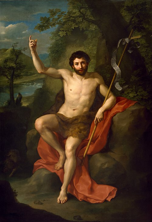 Saint John the Baptist Preaching in the Wilderness, 1760, Anton Raphael Mengs