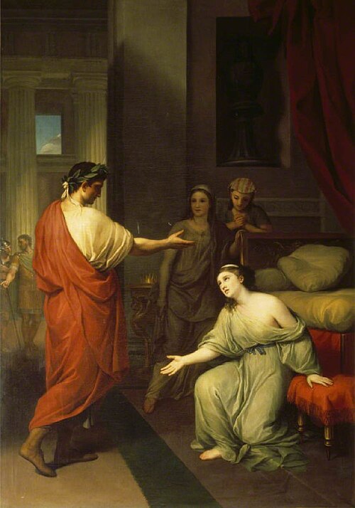 Octavian and Cleopatra, 1759, Anton Raphael Mengs