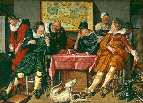 Merry Company, 1620, Willem Pietersz. Buytewech
