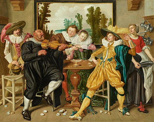 Merry Company, 1623, Willem Pietersz. Buytewech