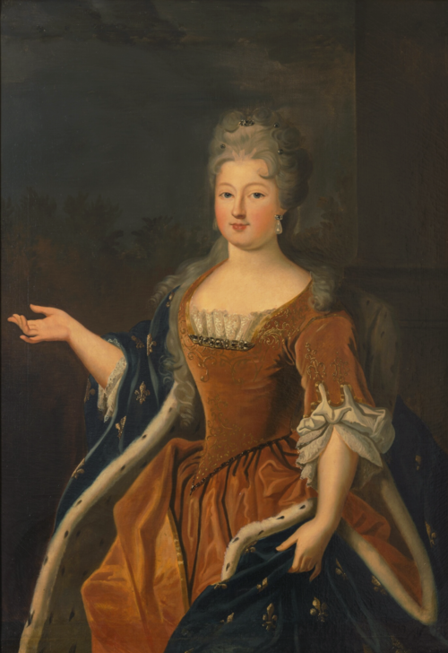 Portrait of Marie Louise-Elisabeth d'Orléans, 1838, Auguste de Châtillon