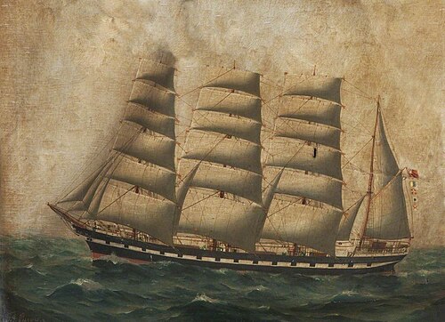 Four-Masted Barque ‘Marion Lightbody’, , Thomas G. Purvis