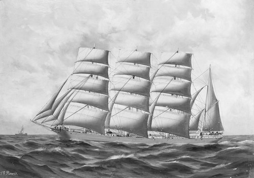 The barque Colonial Empire, 2000, Thomas G. Purvis
