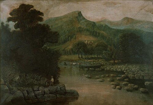 Landscape, South Wales, 1800, Taliesin Williams