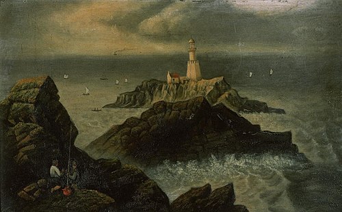 Mumbles lighthouse, 1800, Taliesin Williams
